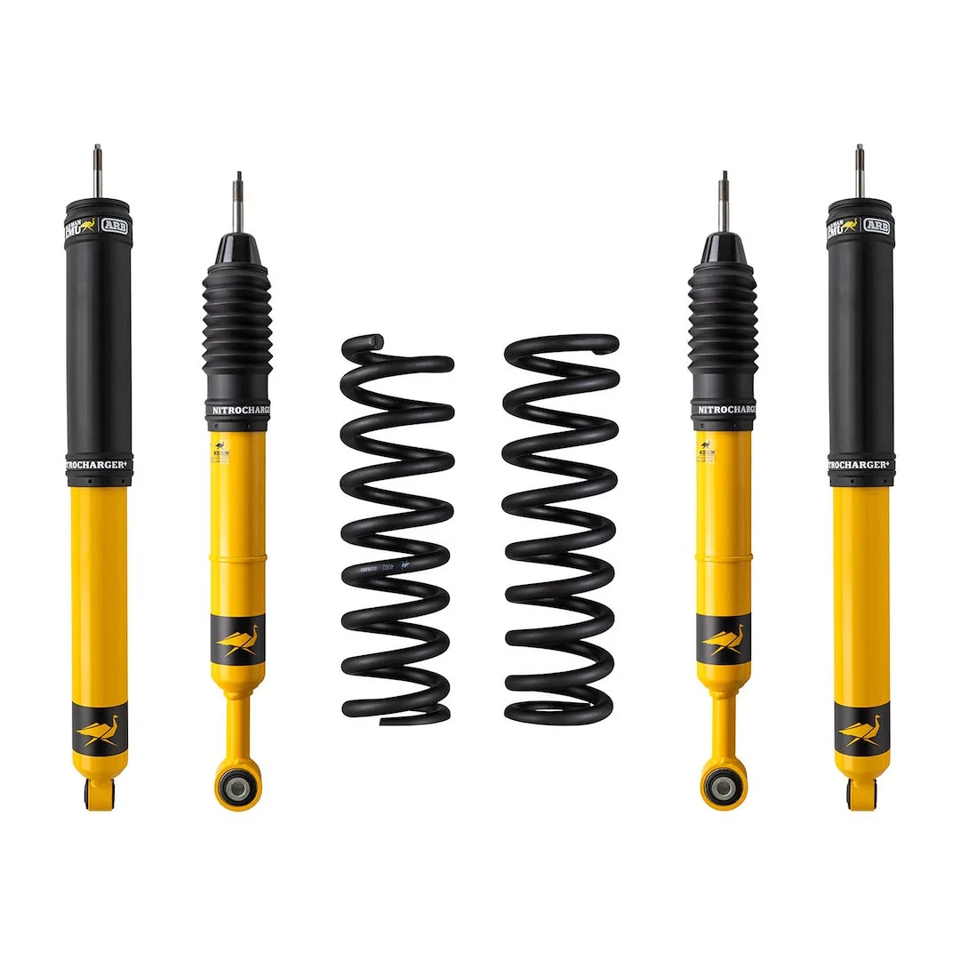 1003K – ARB USA Leveling Kit Suspension, 2 Inch Lift Coil Spring With Front Coil Springs/ Front And Rear Sport Shock ...